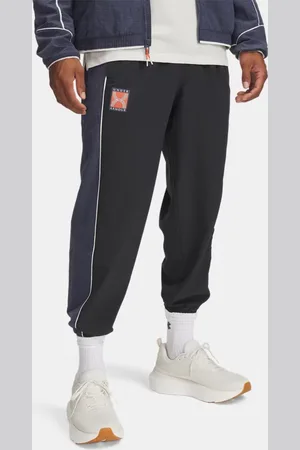 Under Armour Run 96 Hose für Herren Downpour / Anthracite / Weiß Quartz L
