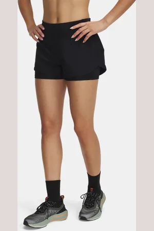 Under Armour Launch Pro 2-in-1-Shorts für Damen / Reflektierend L