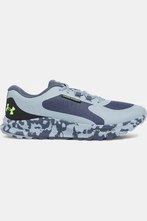 Under Armour Bandit Trail 3 Laufschuhe für Herren Downpour / Harbor Blau / Hyper Grün 44