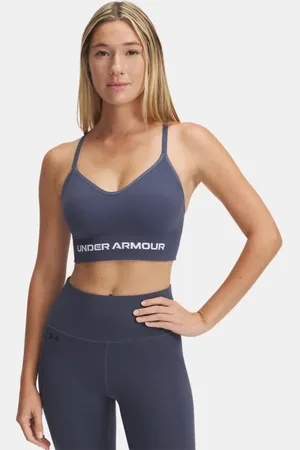 Under Armour Vanish Seamless Low Sport-BH für Damen Downpour / Weiß L