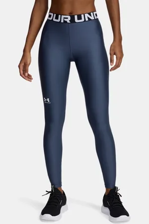 Under Armour HeatGear® Leggings für Damen Downpour / Weiß L
