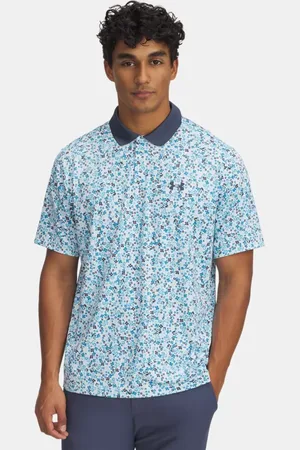 Under Armour Matchplay Poloshirt mit Aufdruck für Herren / Downpour Grau / Downpour Grau L
