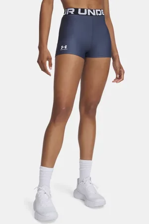 Under Armour HeatGear® Shorty für Damen Downpour / Weiß L