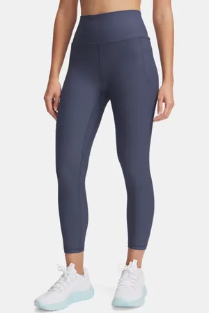 Under Armour Meridian gerippte Ankle-Leggings für Damen Downpour / Downpour L