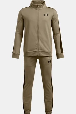 Under Armour Rival Strick-Trainingsanzug für Jungen Bayou / Schwarz / Schwarz YLG (149 - 160 cm)