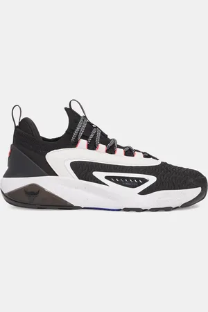 Under Armour Project Rock 7 Trainingsschuhe für Herren / Weiß / Racer Rot 44