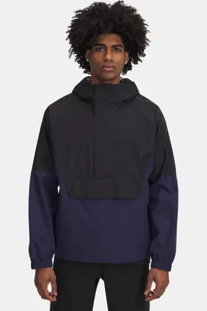 Under Armour Cloudstrike 2.0 Anorak für Herren / Midnight Blaue Marine / Reflektierend L