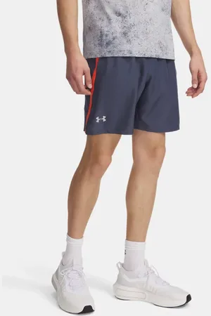 Under Armour Launch Shorts für Herren (18 cm) Downpour / Fire / Reflektierend 3XL