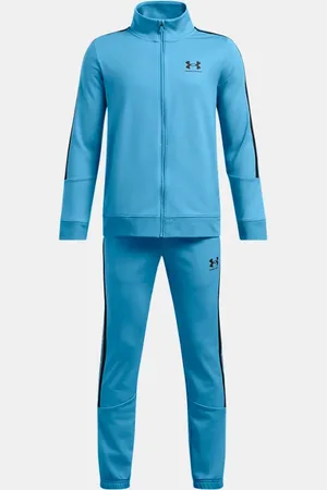 Under Armour Icon Strick-Trainingsanzug für Jungen Ether / Schwarz / Schwarz YLG (149 - 160 cm)