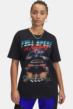Under Armour Project Rock Campus T-Shirt für Damen / Weiß L