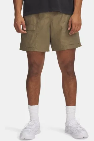 Under Armour Icon Volleyball-Cargo-Shorts für Herren Bayou / Fire / Weiß L