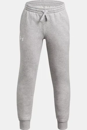 Under Armour Rival Fleece Jogginghose für Jungen Mod Light Heather / Weiß YLG (149 - 160 cm)