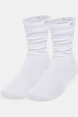 Under Armour Sportstyle Crew-Socken aus Baumwolle im 2er-Pack, unisex / / Halo Grau L