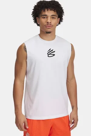 Under Armour Curry ärmelloses T-Shirt für Herren / 3XL