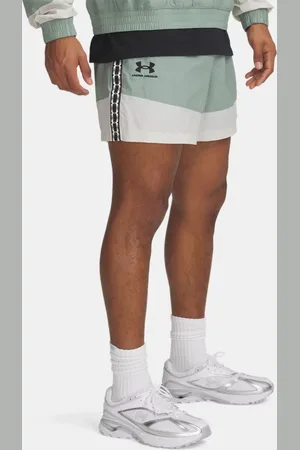 Under Armour Terrace96 Gewebeshorts für Herren Silica / Summit Weiß / Schwarz L