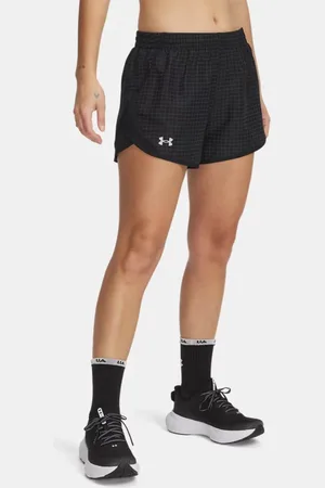 Under Armour Fly-By Shorts für Damen (7,6 cm) / Reflektierend L