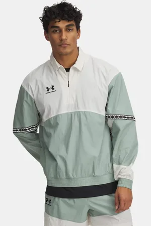 Under Armour Terrace96 Trainingsoberteil für Herren Silica / Summit Weiß / Schwarz L