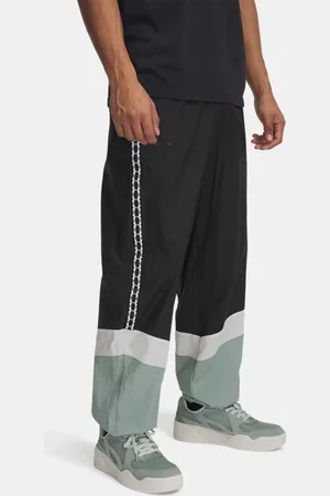 Under Armour 96 Terrace Hose für Herren / Silica Grün / Summit Weiß 3XL