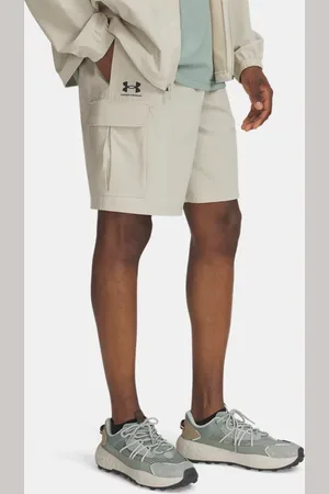 Under Armour Vibe Cargo-Stoffshorts für Herren Khaki Base / Schwarz 3XL
