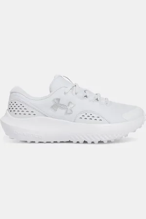 Under Armour Surge Goldschuhe für Damen Distant / Weiß / Metallisch Silber 42