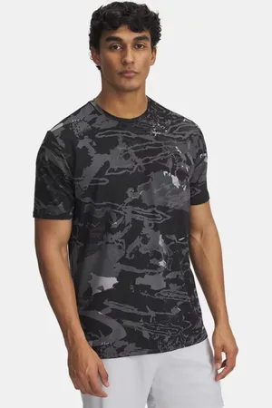 Under Armour Vanish Energy Kurzarm-Oberteil mit Aufdruck für Herren / Anthracite / L