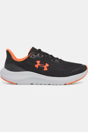 Under Armour Grade School Pursuit 4 Laufschuhe für Jungen / Anthracite / Ares Rot 35.5