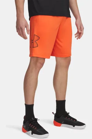 Under Armour Tech™ Shorts mit Grafik für Herren Fire / Schwarz L