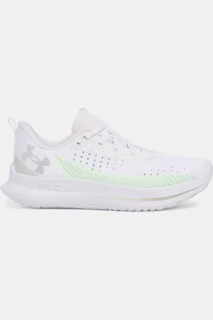 Under Armour Velociti 4 Laufschuhe für Damen / Hyper Grün / Halo Grau 42