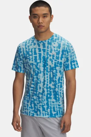 Under Armour Launch Kurzarm-Oberteil mit Druck für Herren Stream / Reflektierend L