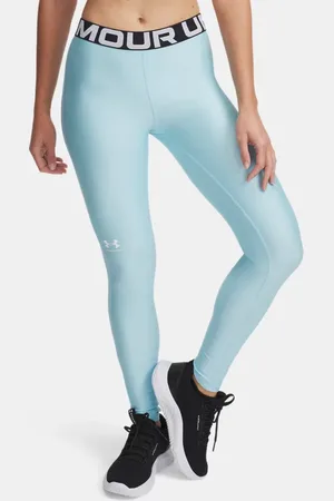 Under Armour HeatGear® Leggings für Damen Stream / Weiß L