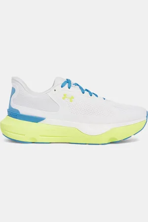 Under Armour Infinite Pro 2 Laufschuhe für Damen / Ether Blau / Sonic Gelb 42