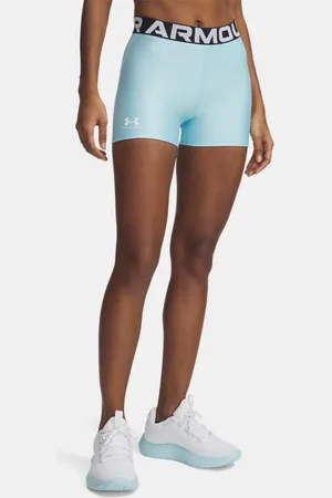 Under Armour HeatGear® Shorty für Damen Stream / Weiß L