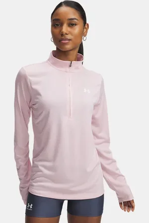 Under Armour Damen Tech™ Twist mit ½-Zip Prime / Weiß L