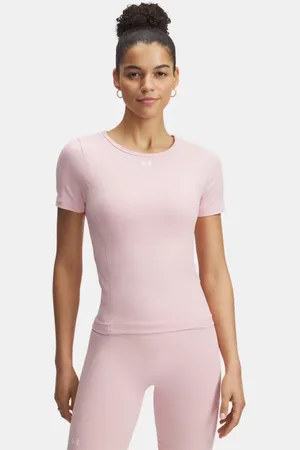 Under Armour Train Seamless Kurzarm-Oberteil für Damen Prime / Weiß L