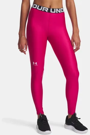 Under Armour HeatGear® Leggings für Damen Shaded Fuchsia / Weiß L