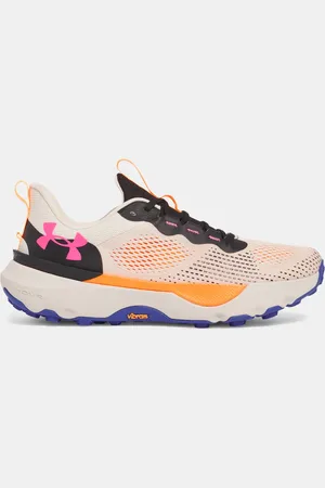 Under Armour Infinite Pro Trail Laufschuhe, unisex Ivory Dune / Ivory Dune / Aero Rosa 44.5