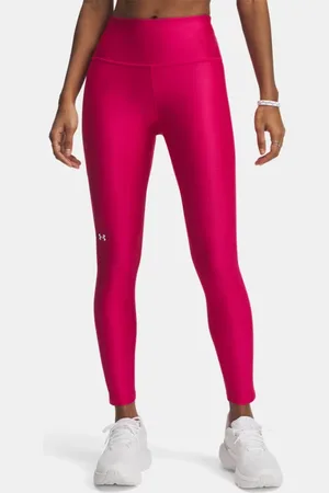 Under Armour Tech Ankle-Leggings für Damen Shaded Fuchsia / Weiß L