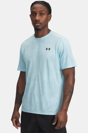 Under Armour Tech™ Vent Jacqrd Kurzarmoberteil für Herren Stream / Schwarz L