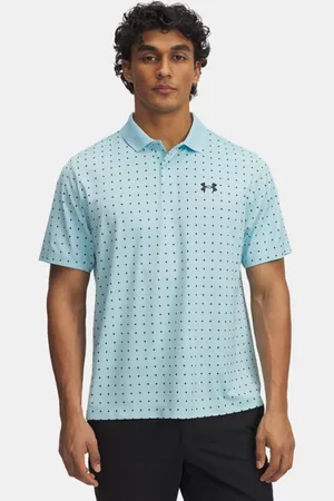 Under Armour Matchplay Poloshirt mit Aufdruck für Herren Stream / Schwarz L