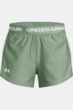 Under Armour Tech™ Play Up Shorts für Mädchen Silica / Weiß / Weiß YLG (149 - 160 cm)