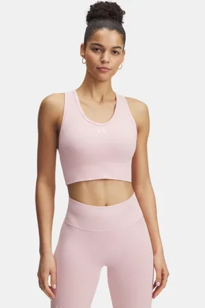 Under Armour Vanish Seamless Mid Sport-BH für Damen Prime / Weiß L