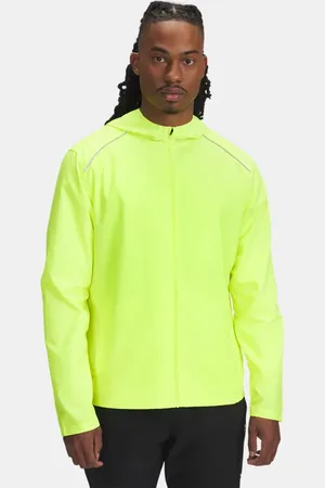 Under Armour Launch Kapuzenjacke für Herren High Vis / Reflektierend L