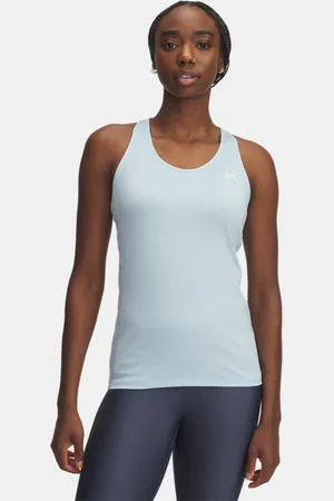 Under Armour HeatGear® Armour Racer Tanktop für Damen Stream / Weiß L