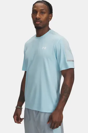 Under Armour Herren Tech™ Utility Oberteil, kurzärmlig Stream / Harbor / Weiß L