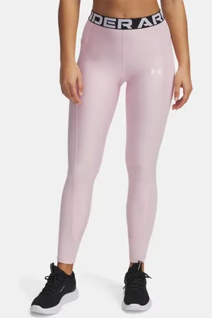 Under Armour HeatGear® gerippte Leggings für Damen Prime / Prime / Weiß L