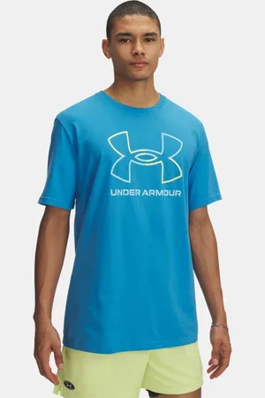 Under Armour Foundation Kurzarm-Oberteil für Herren Ether / Sonic Gelb / Stream 3XL