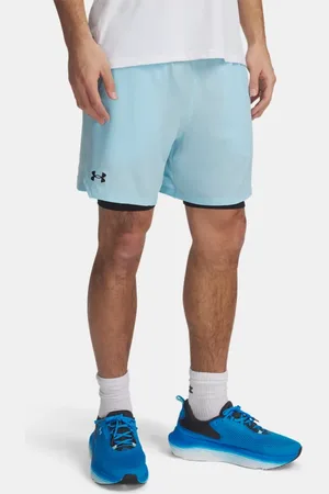 Under Armour Vanish Woven 2-in-1 Shorts für Herren Stream / Schwarz 3XL