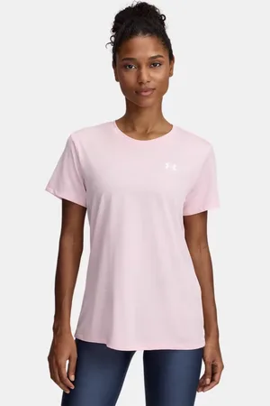 Under Armour Tech™ Twist Kurzarm-Oberteil für Damen Prime / Weiß L