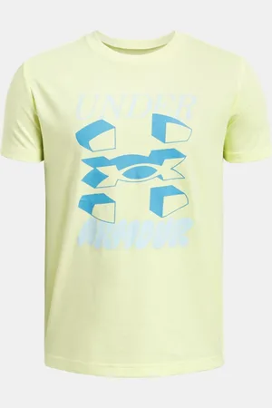 Under Armour Split Kurzarmoberteil mit großem Logo für Jungen Sonic / Stream YLG (149 - 160 cm)