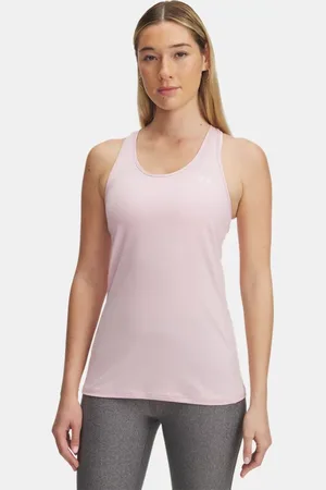 Under Armour HeatGear® Armour Racer Tanktop für Damen Prime / Weiß L